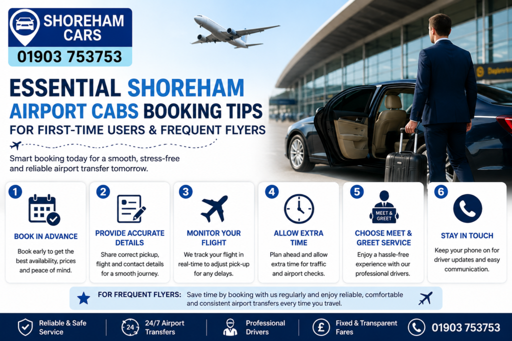 Essential Shoreham Airport Cabs Booking Tips for First-Time Users & Frequent Flyers