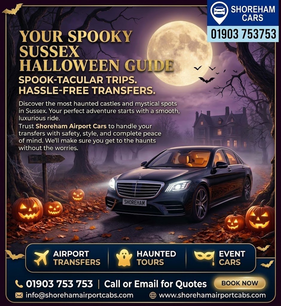 Halloween airport transfers Shoreham